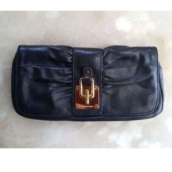 Michael Kors Black Clutch Purse - Picture 1 of 7